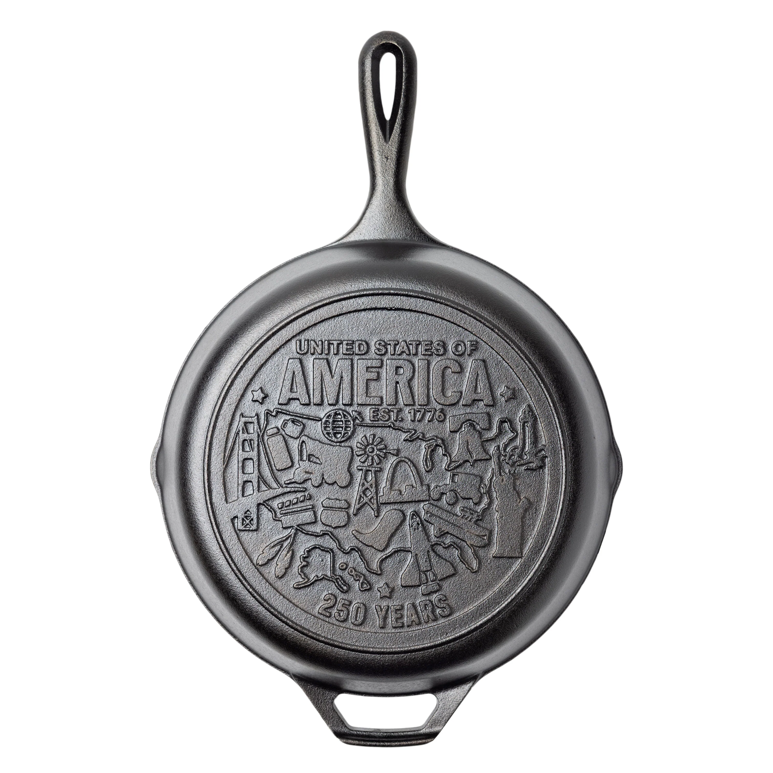 Lodge 10.25 Inch Seasoned Cast Iron Skillet. USA Icons